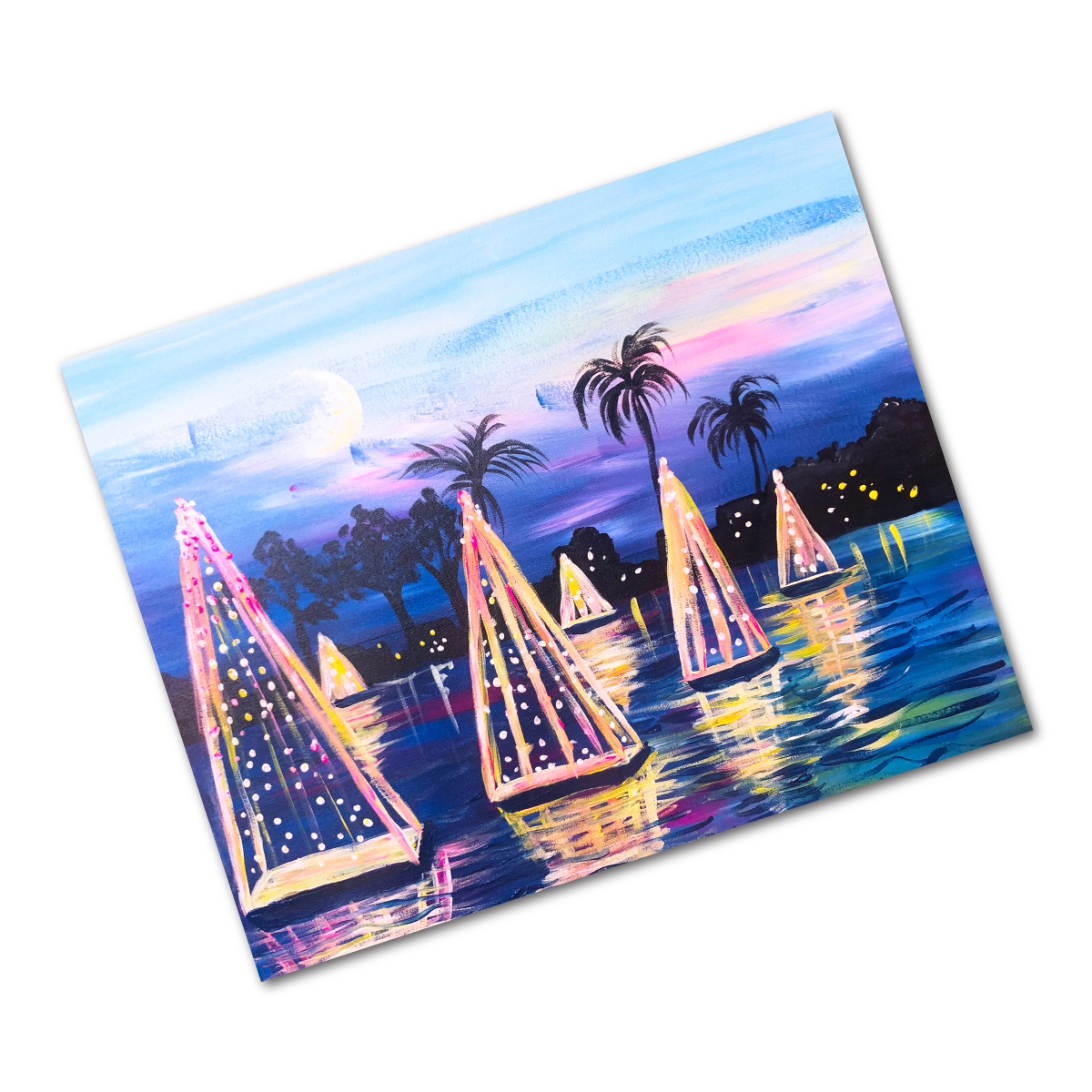 Paint + Sip: Naples Canal Holiday Lights