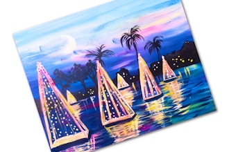 Paint + Sip: Naples Canal Holiday Lights