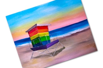 Paint + Sip: Rainbow Tower