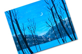 Paint + Sip: Winter Landscape