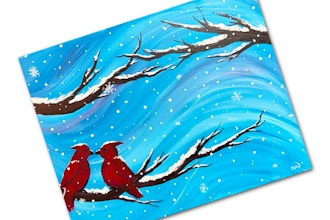 Paint + Sip: Winter Love Birds