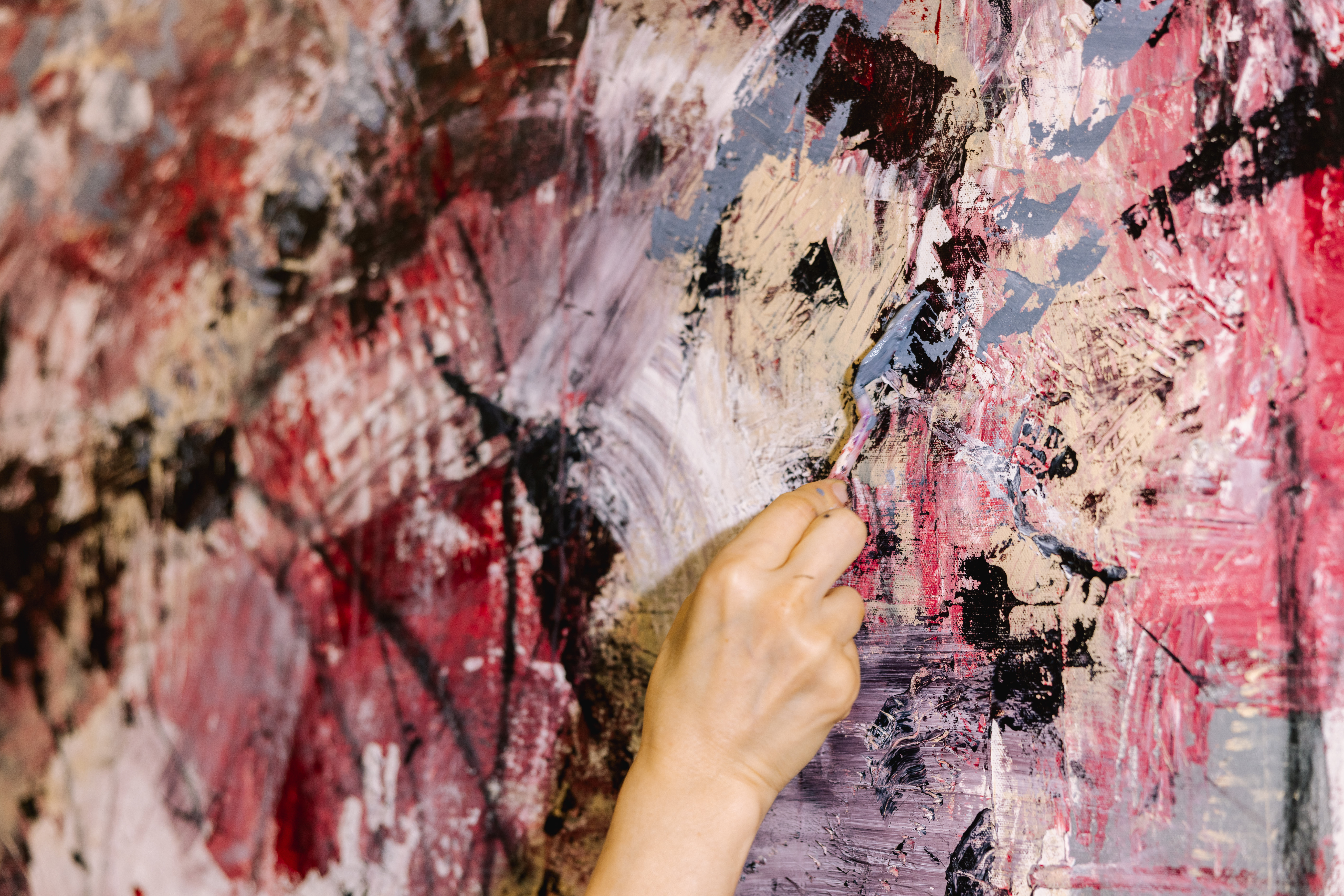Abstract Painting and Mixed Media
