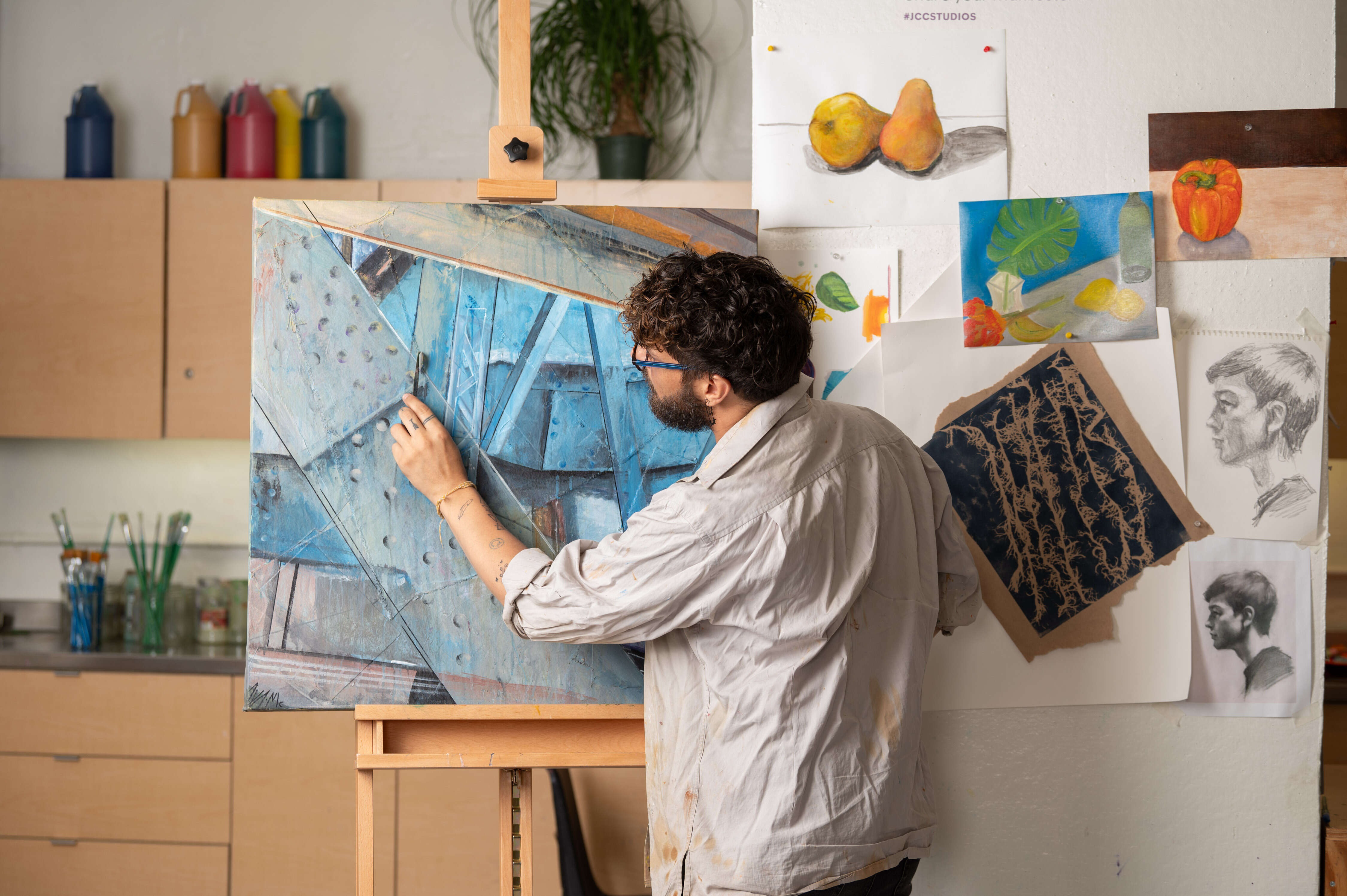 Mixed Level Painting: Acrylics Fundamentals + Composition