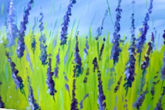 ONLINE Painting Class: Lavender Fields!
