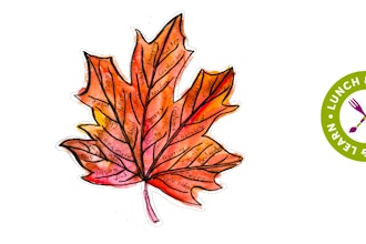 Lunch & Learn - Gratitude Leaf Drawing Demo