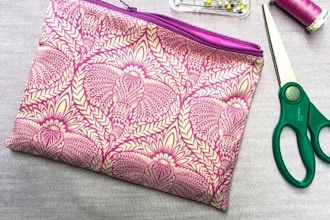 Beginner Sewing : Zipper Pouch (1-Hour Private)