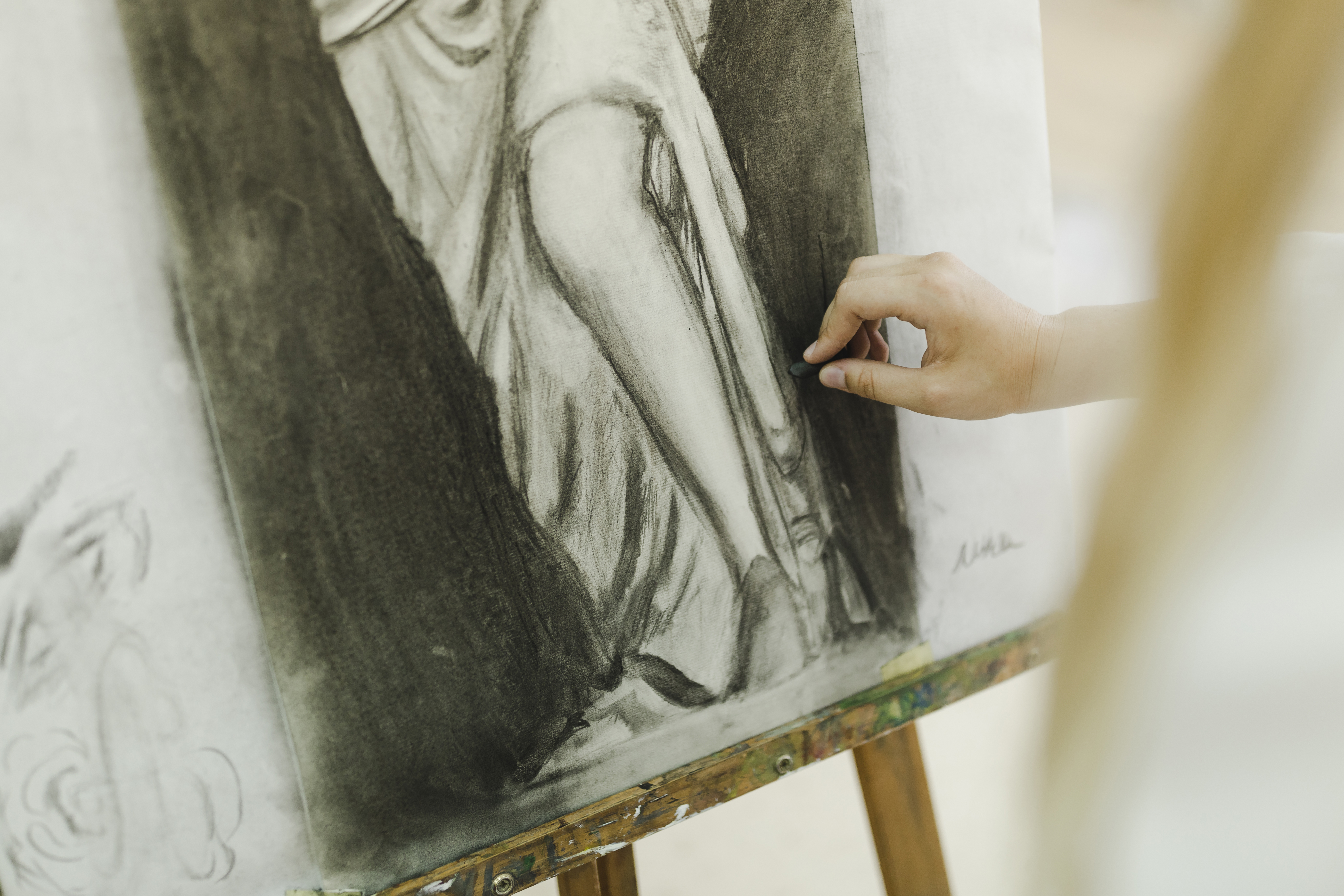 Drawing with Charcoal 101 (In-Studio)