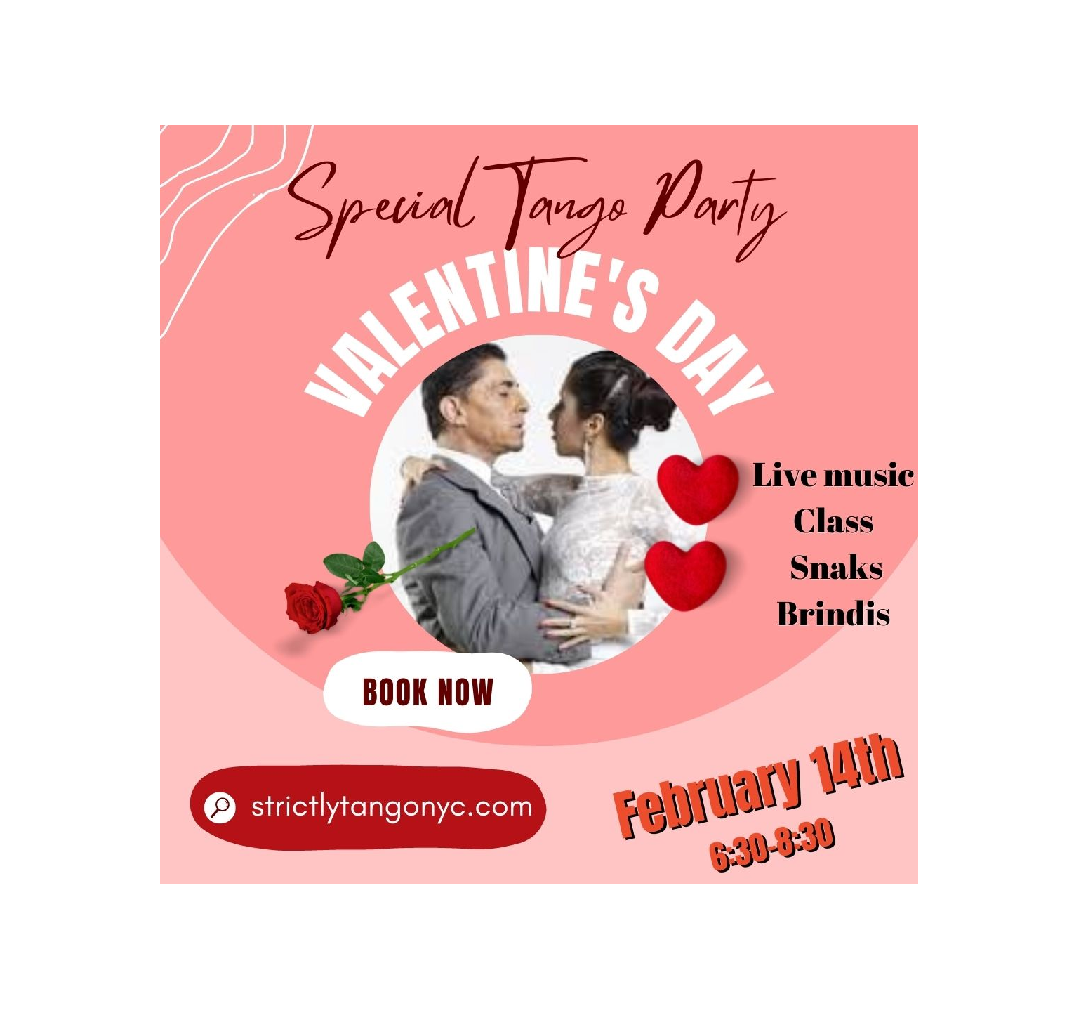 Valentine's Cocktail Tango Party