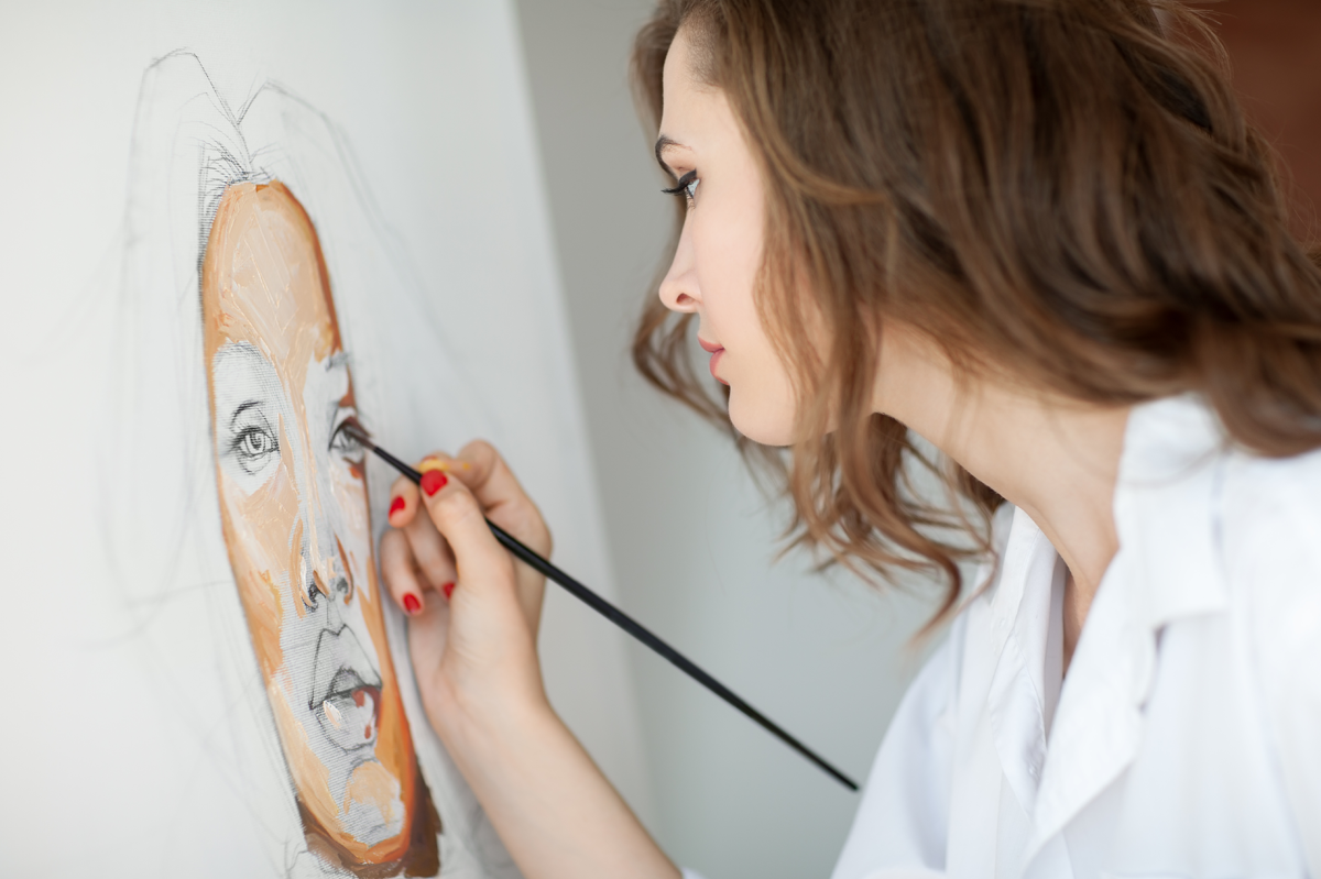 Painting the Model in Costume