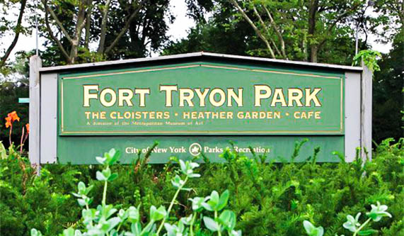 Watercolor in Fort Tryon Park