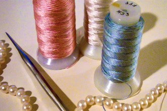 Silk Thread Necklace - The Beginners' Guide to Beading 