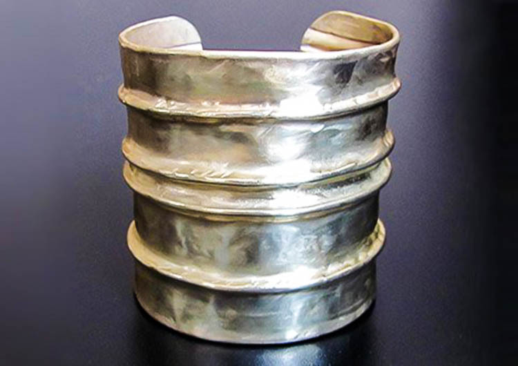 Fold-Formed Bracelet and Earrings