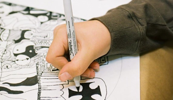 Fine Art Drawing with Pen Ink