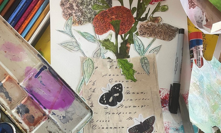 Collage Still Life: Layering Techniques