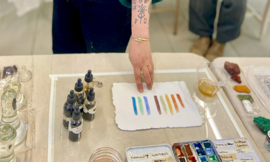 Natural Color: Pigments, Inks, and Dyes