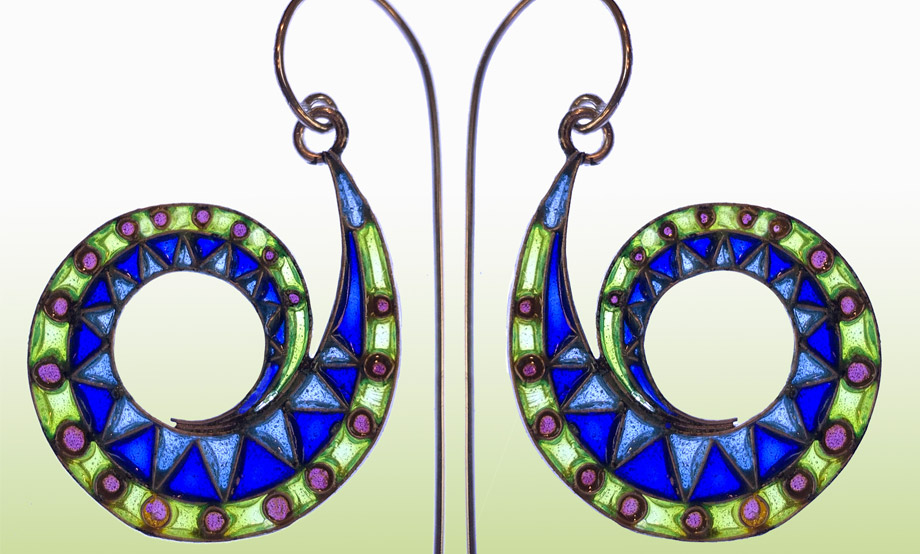 Plique a Jour: Soldered Wire Framework