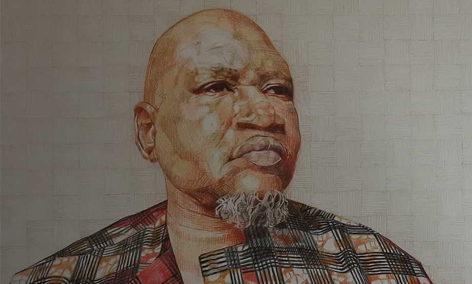 Portrait Drawing with Colored Pencil