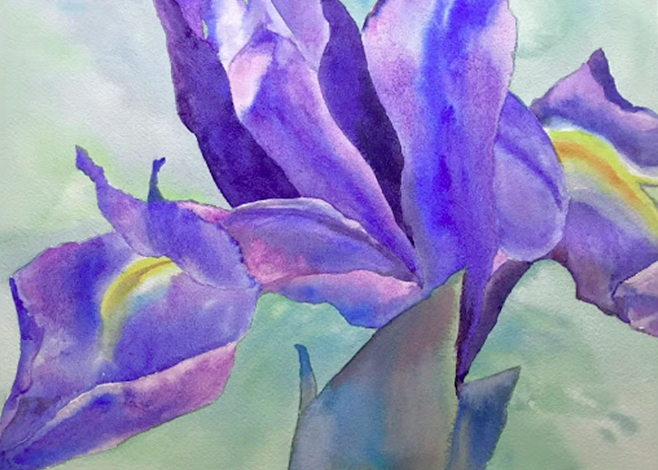 Painting Flowers in Watercolor
