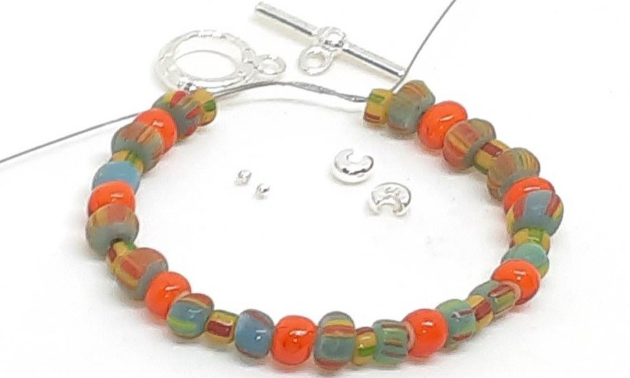 Stringing Beads and Necklaces without Knotting (Absolute Beginner)