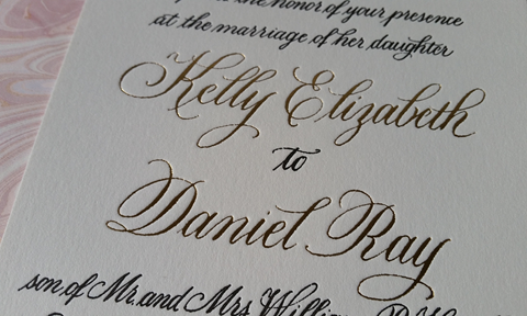 Calligraphy Basics for Wedding Invitations