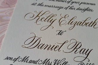 Calligraphy Basics for Wedding Invitations