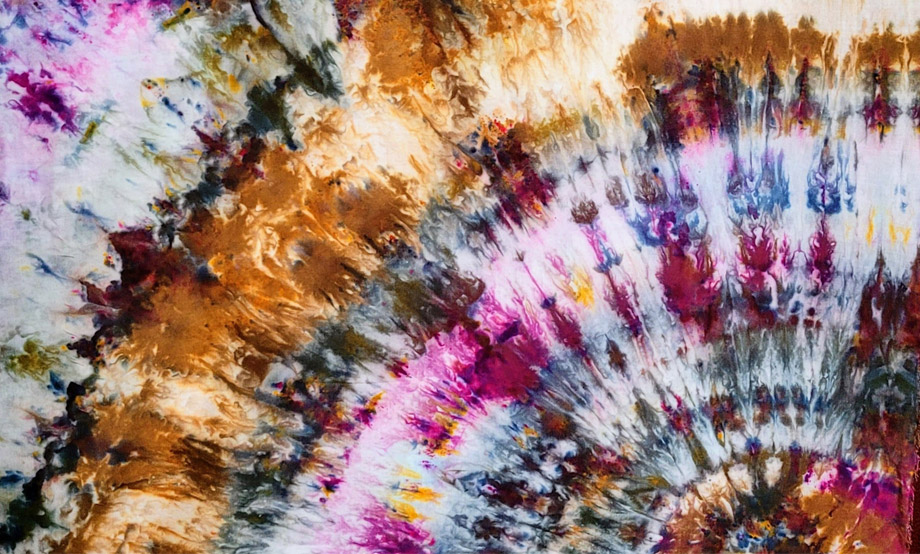 Dyeing Fabric with Ice