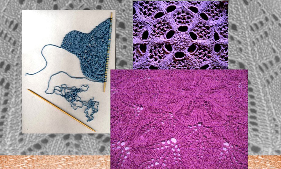 Knitted Lace: Organic Design within Geometric Shapes