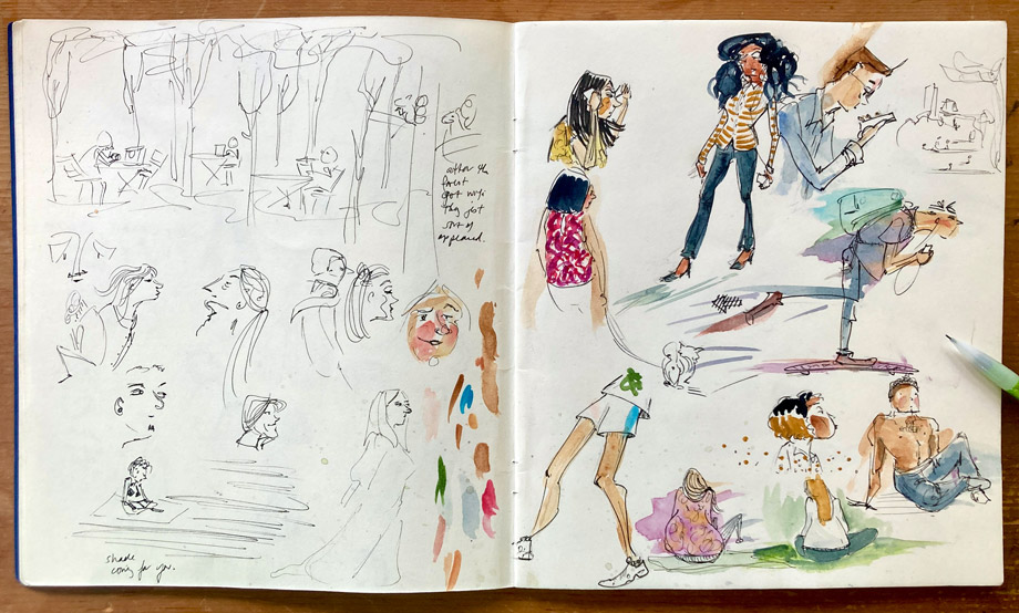 Lunchtime Sketchbook Hour