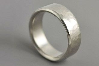 Textured Band Rings