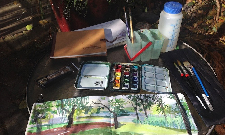 Watercolor Painting & Sketching for Travel
