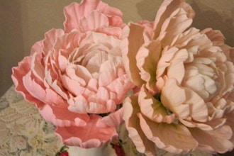 Gum Paste Rose and Chrysanthemum