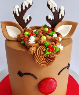Afternoon Whimsical Reindeer Cake