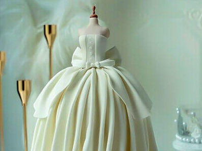 Bridal Fondant Mannequin Doll Cake