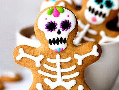 Day of the Dead Royal Icing Cookie