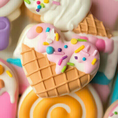 Kids Summer Yum Royal Icing Cookie (Ages 8-14)