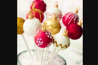 Holly Jolly Holiday Cake Pop