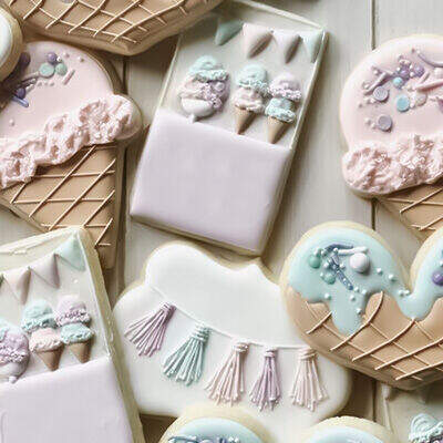 Summer Treat Royal Icing Cookie