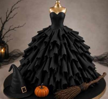 Witches Wardrobe Fondant Cake