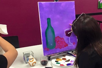 Paint Pour Painting And Wine Tasting Painting Classes Los Angeles Coursehorse Painting Ur Way