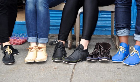 authentic leather moccasins
