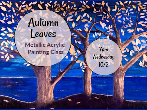 Acrylic Painting: Autumn Leaves