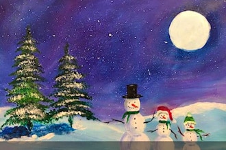 Acrylic Painting: Snow Friends