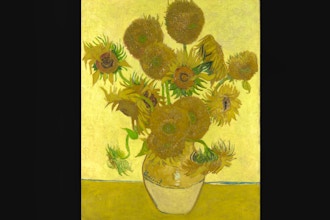 Online Acrylic Painting: Van Gogh Sunflowers