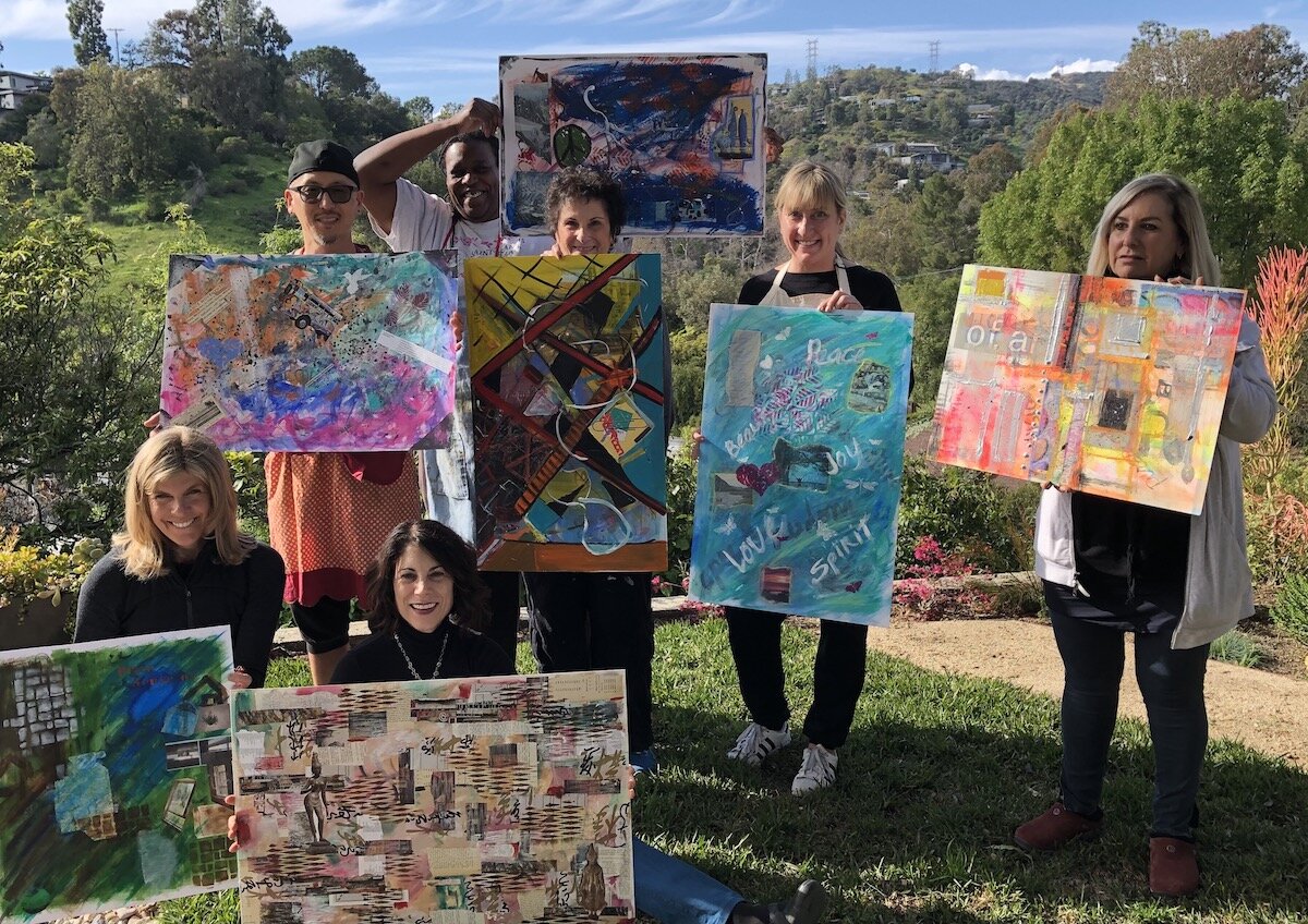 Abstract Mixed Media Art Workshop