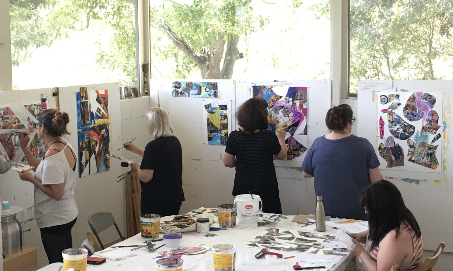 Abstract Mixed Media Art Workshop