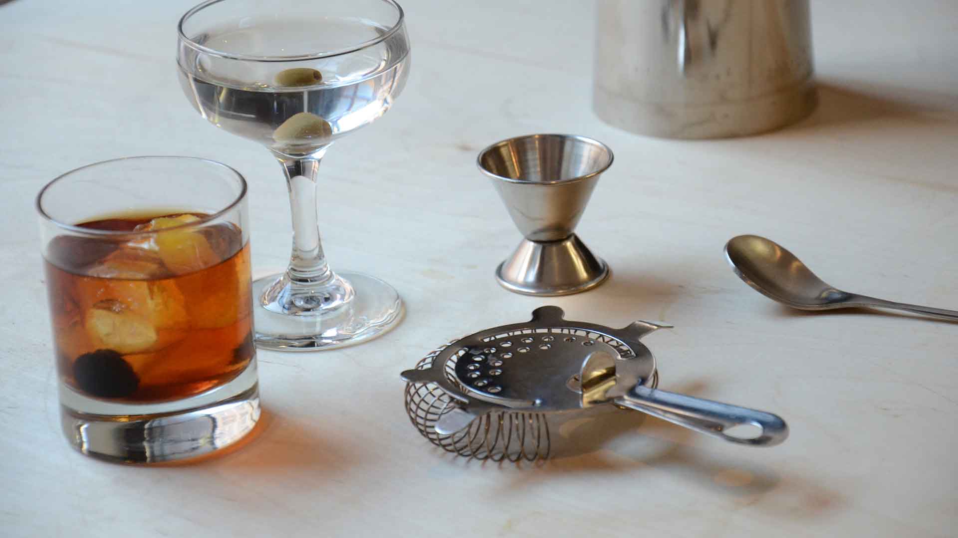 Martinis, Manhattans and More