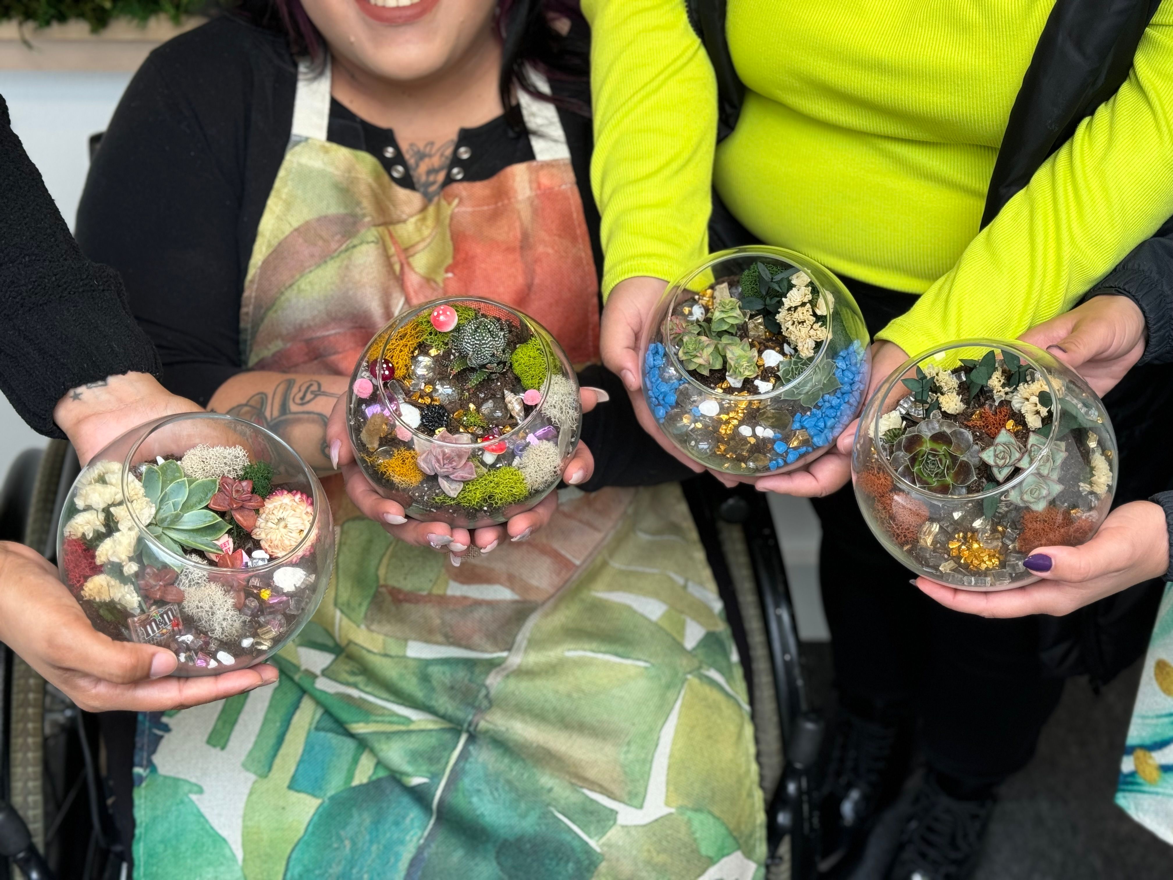 Open Glass Terrarium