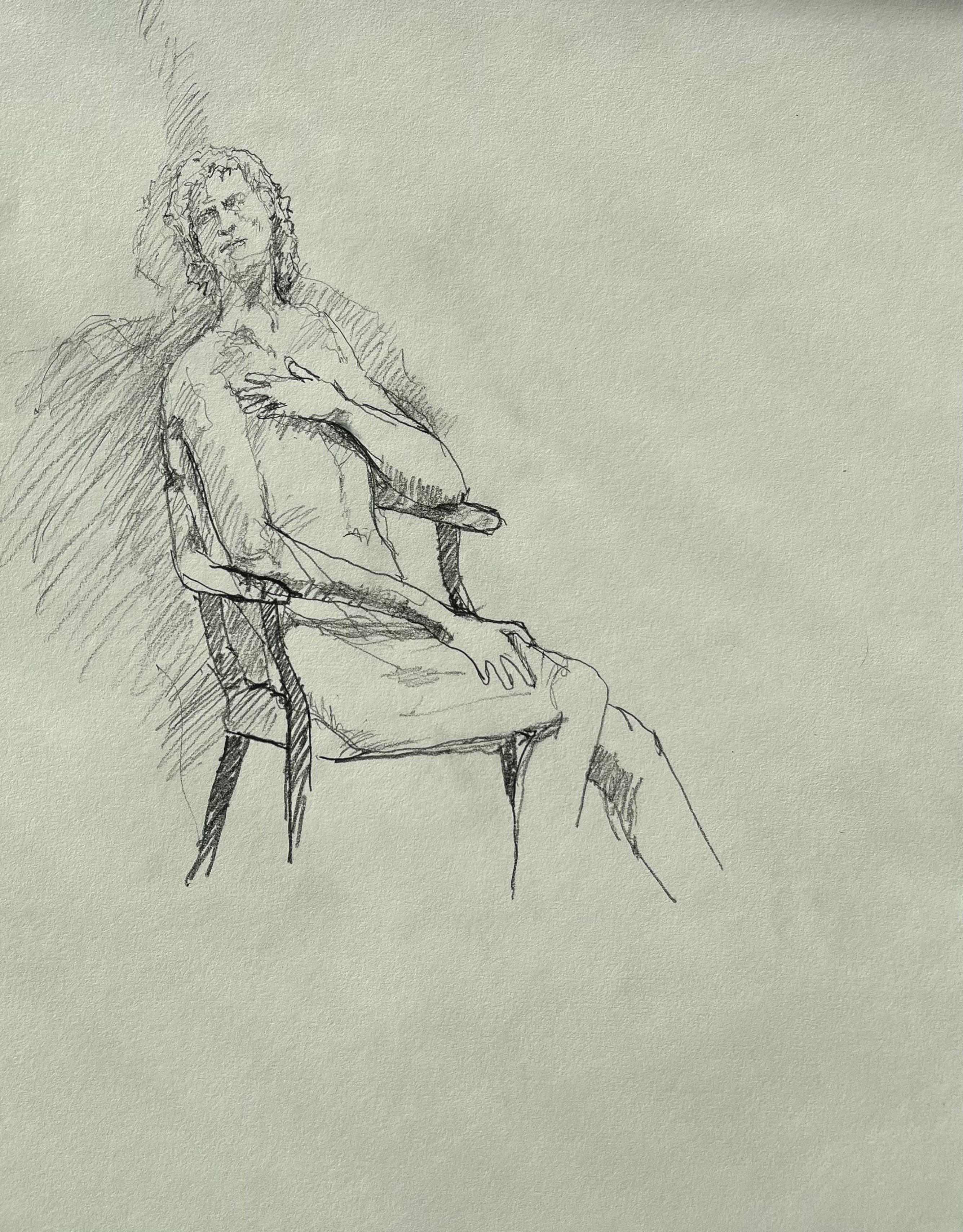 Photo from a student in Weeknight Figure Drawing