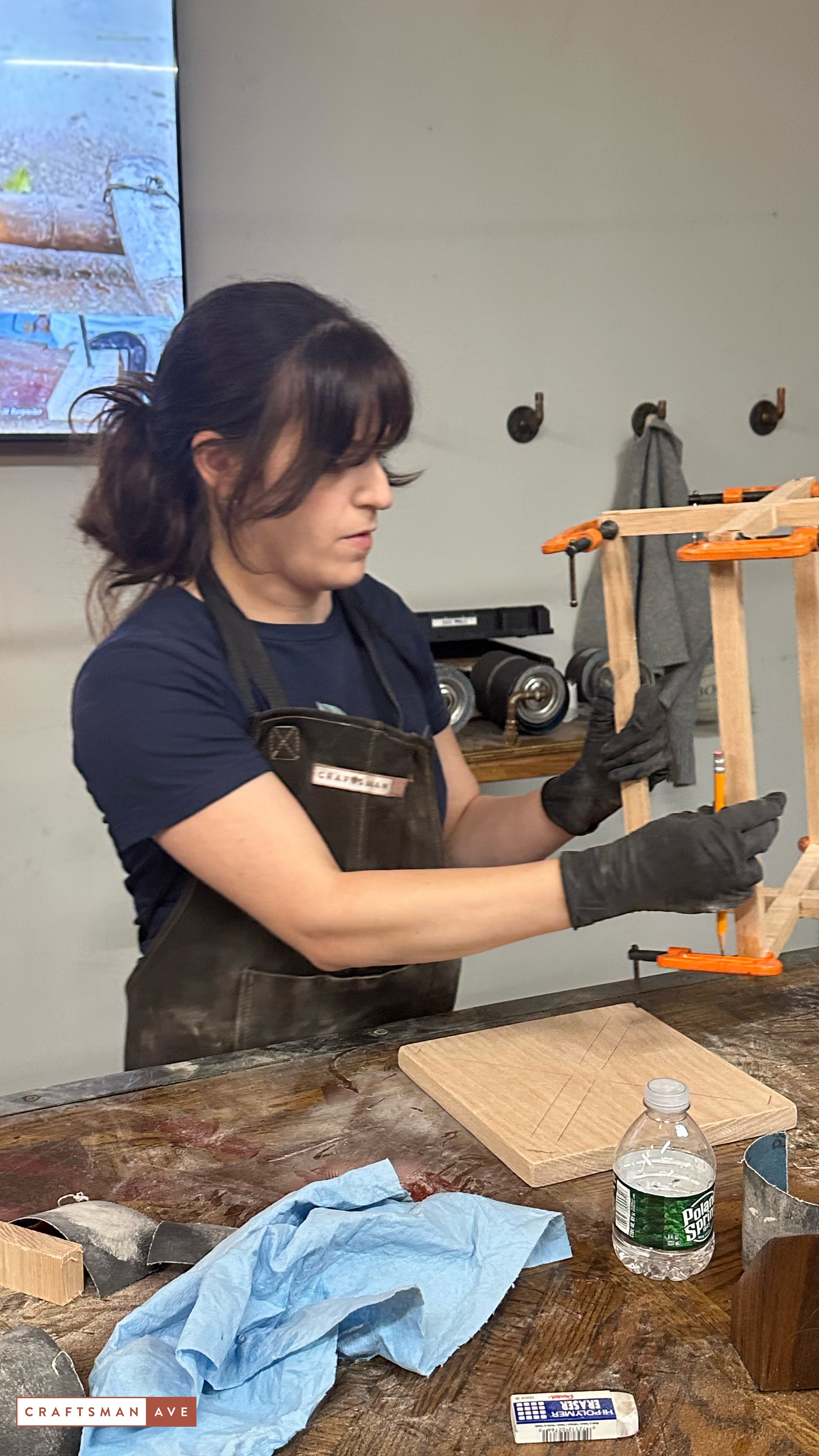 Photo from a student in Craft a Side Table (Introduction to Woodworking and Furniture Making)