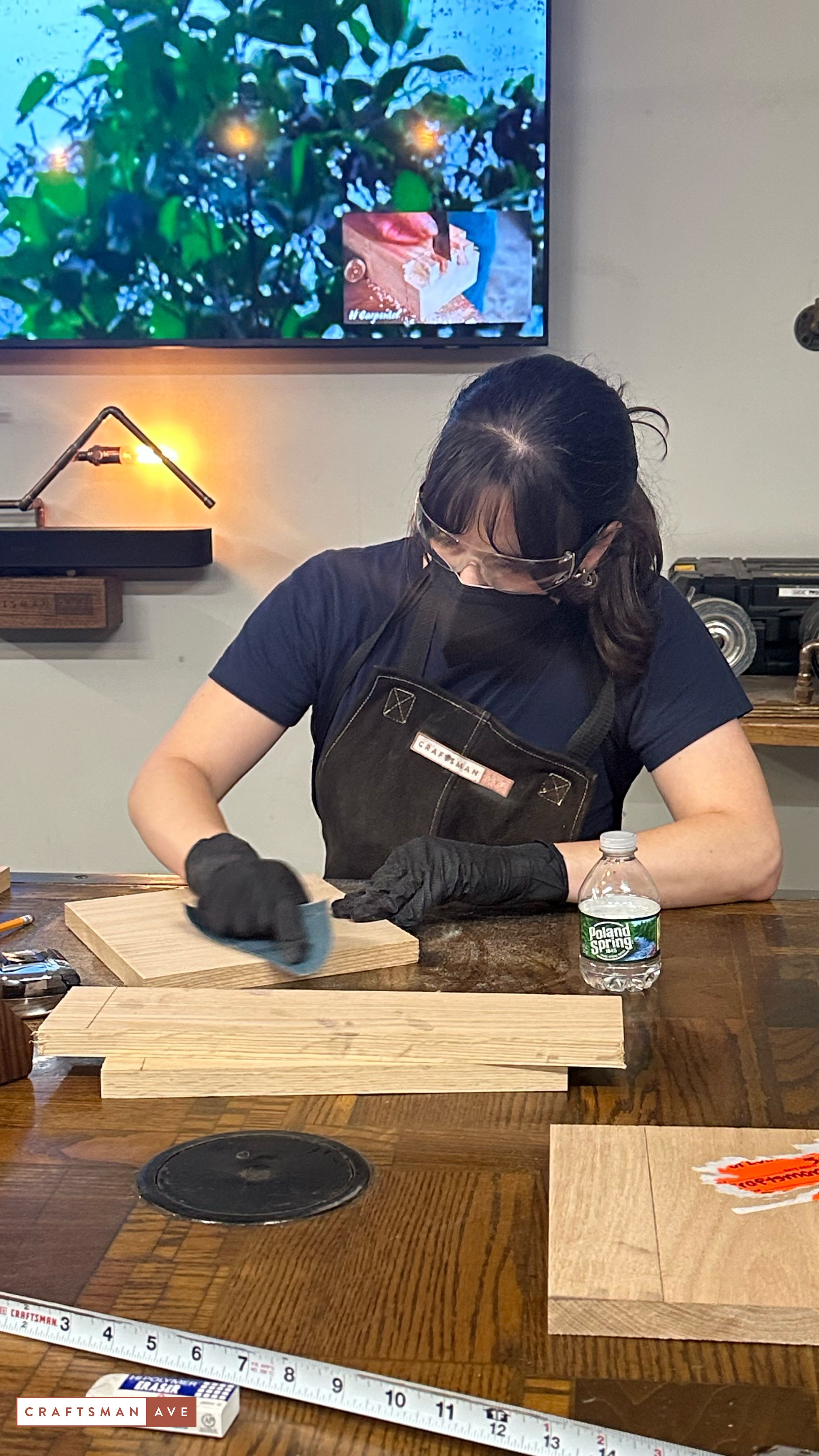 Photo from a student in Craft a Side Table (Introduction to Woodworking and Furniture Making)